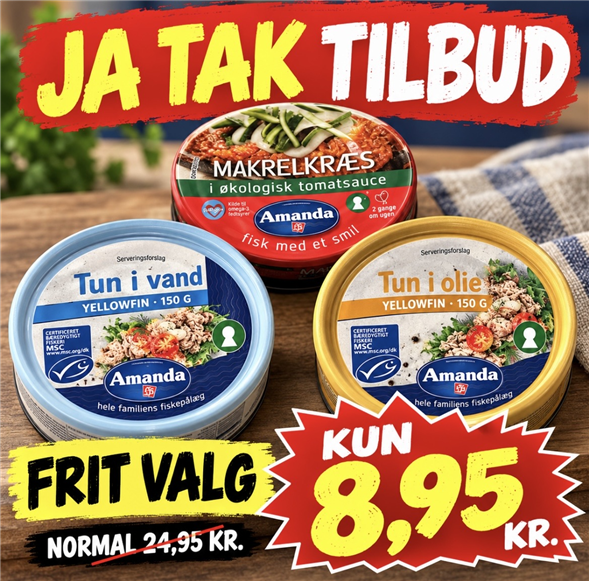 Amanda tun/makrelkræs