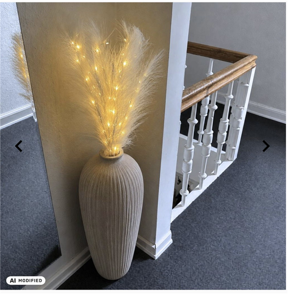 Med pampas grene